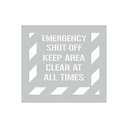 Accuform Floor Marking Stencil PMS329